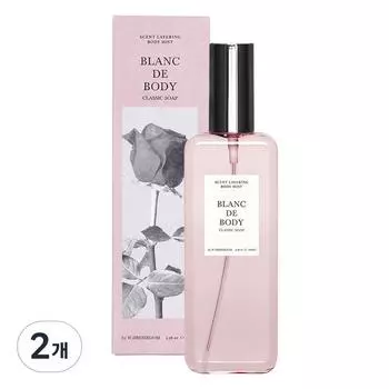 W Dressroom Bland Body Mist Классическое мыло для тела, 2 шт., 100мл