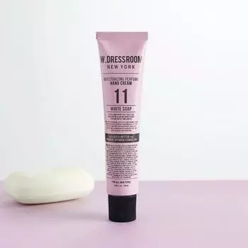 W.DRESSROOM Парфюмированный увлажняющий крем для рук 50г №11 Белое мыло
