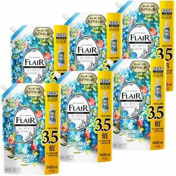 в Flare Ароматизатор для белья Flower Harmony Сменный блок Большая емкость 1400 мл x 6 шт. Продается в коробке Большая емкость [Продается в коробке] &