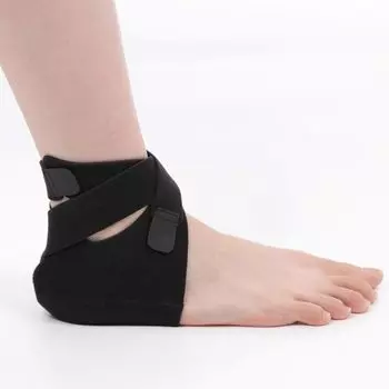 в Healthpoint Heel Ankle Supporter для лодыжки на каблуке для левой и правой стороны, 2 размера, подходит для большинства размеров обуви и других, черный 0460SR [Сделано в Японии] и использование, детали, чёрный