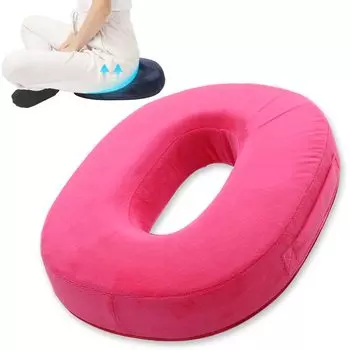 в Hiyoko Wawalag Shirimaru Круглое сиденье Послеродовой пончик Форма перфорированный Высокий Baby Shower Подарок [Опубликовано Клуб] Подушка, Геморрой, Подушка, Копчик, розовый