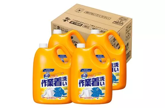 в Kao Liquid Большая стиральная машина для рабочей одежды Упаковано для продажи Коммерческое использование Освежающий травяной аромат для стирки Kao Professional Services [Большая емкость] [Продано