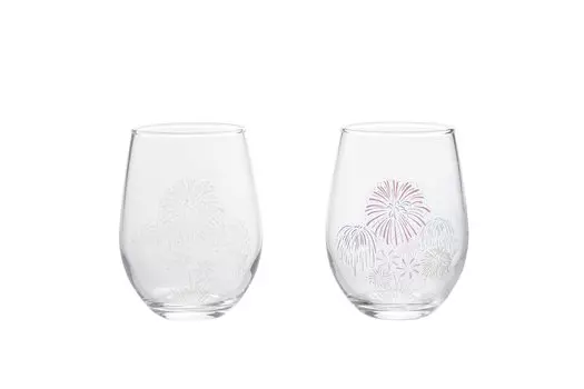 в керамике Марумо Такаги Крутой фейерверк Бесплатный набор стеклянных пар Стеклянная пара Стеклянный фейерверк Празднование свадьбы Подарок на середину года Подарок Годовщина Изменение с