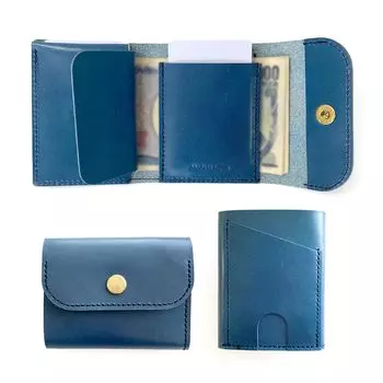 в Кошелек Trifold Coin Кошелек Мини Кошелек Маленький Тонкий Компактный Маленький Держатель Для Карт Tochigi Кожа Натуральная Кожа Кожа M002NV [Сделано в Японии] Мужской