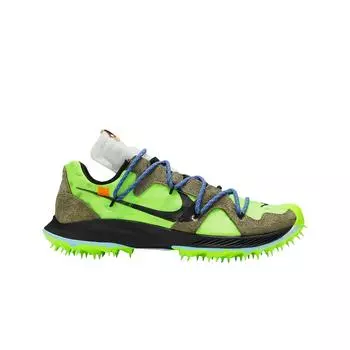 W Nike x Off White Zoom Terra Kiger 5 Electric Green CD8179-300 Женские кроссовки
