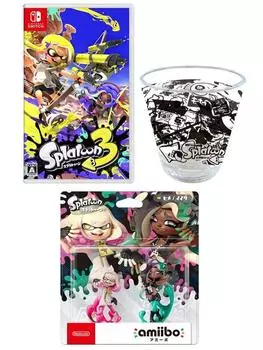 в оригинальной упаковке Splatoon 3 Tentacles Set тумблер [Доставленная коробка] - Переключатель + amiibo [Химэ/Иида] (Взвод серии) (Включен акрил)