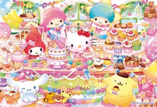 в пазле Beverly 1000 элементов Happy Sweets Party x [Сделано в Японии] (49 72) 1000-089