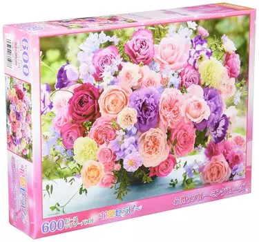 в пазле из 600 деталей Blooming Rose x [Сделано в Японии] Душевно согревает (38 53см)