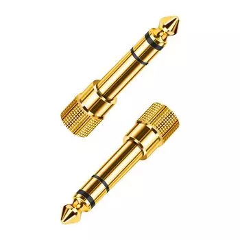 в переходник в переходник переходник для наушников переходник стерео мини-штекер стерео стандартный переходник позолоченный разъем