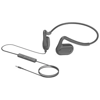 в проводных наушниках, которые не блокируют громкость прослушивания музыки во время конференц-связи с четким вызовом [представлено в 2024 году/Открытый тип] 3,5-мм наушники,