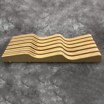 в ящике нож блок практичный экономящий место органайзер держатель для шкафа дома