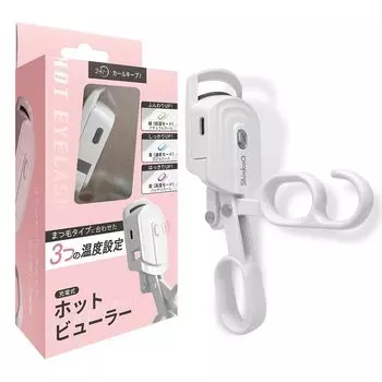 в ShinkoQ Hot Eyelash Eyelash 3 уровня температуры 10 секунд быстрое длительное сгорание Щипковый автоматический источник питания USB Японская инструкция по эксплуатации в комплекте [Новый белый