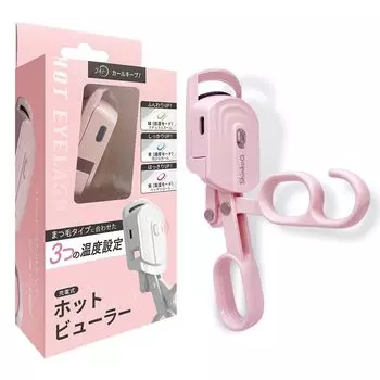 в ShinkoQ Hot Eyelash Eyelash 3 уровня температуры 10 секунд быстрое длительное сгорание Щипковый автоматический источник питания USB Японская инструкция по эксплуатации в комплекте [Новый розовый