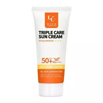 W Skin Research Institute Triple Care Sun Cream SPF50 PA++++, 60g, 1 unit