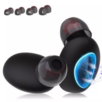 в Skyvov Полный звук для хорошего сна Шум Шум слуха 33 дБ Храп Работа Сделано из Включает в себя набор мешочков для хранения каждого размера [Новинка 2024] Беруши,