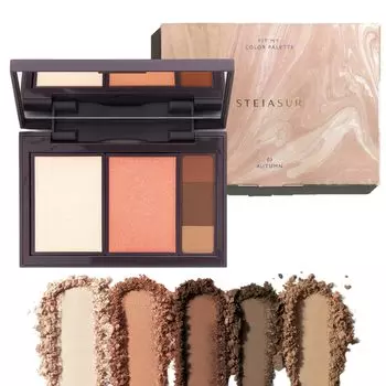 в STEIASUR Соответствует моей цветовой палитре [STEIASUR][Официально][Сделано в Японии] (03 осень) 13,5 г Мульти-палитра/Розовый/Коричневый/Персональный