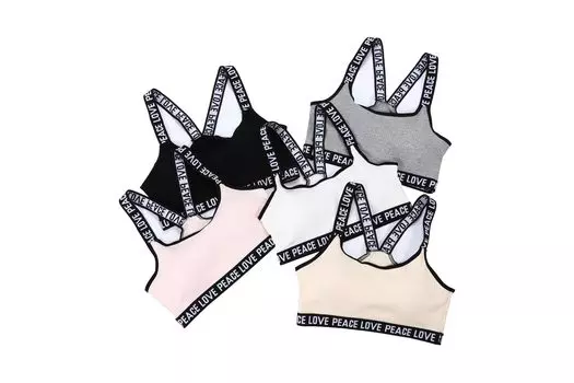 в трех комплектах бюстгальтера для детей от 9 лет до юношеских спортивных состязаний для школьного клуба Комплект бюстгальтера для клуба из 5 B [Хорошие указания] 5, 18, нижнее белье, бюстгальтер, бюстгальтер, жизнь,