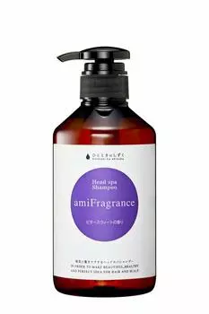 вьющиеся зудящие Содержит гематин Head spa специализированный магазин Mototoki no Shizuku Ami Fragrance Шампунь Сделано в Японии [Черные волосы, волосы, волосы] (500мл)
