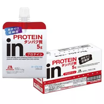 в желе протеин 5 г йогуртовый вкус x 6 протеин низкоуглеводная нулевая жирная сыворотка 10 секунд заряд Morinaga (180г штук) & Co., Ltd.