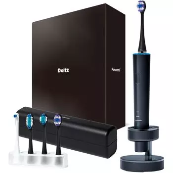 в зубной щетке Panasonic Sonic Vibration Doltz Top Model W Sonic Vibration, оснащенной функцией Bluetooth Light Ring, подставкой для зарядки, мобильным чехлом