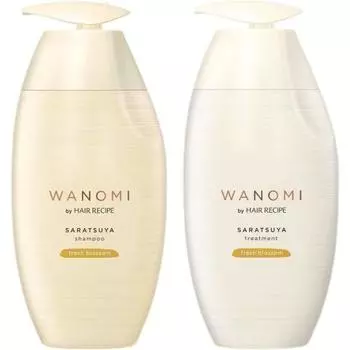 Wa no Mi Saratsya Shampoo Treatment Pump Set Рецепт для волос (Ваноми)