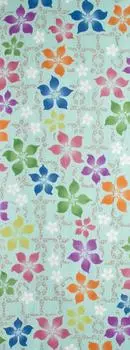 Wabunka Aloha Tenugui Hand Made in Japan Towel, (Plumeria)