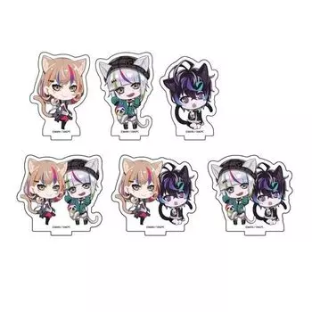 WACCA 02 Персонаж «День кошки» Акриловая маленькая подставка Коробка из 6 шт.. [Мини-иллюстрация]