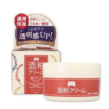Wafood Made Sake Lees Cream 55 г Увлажняющий крем Высокоувлажняющий Тусклый уход Насыщенный увлажняющий Прозрачный Sake Lees Beauty Экстракт Sake Lees Рис