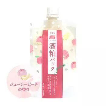Wafood Made Sake Lees Pack Glow Peach Glow Pack SK Pack M Pack 170 г Sake Lees Pack Арбутин Аминокислота Керамид Дрожжи Рис Ферментированная Жидкость Тусклость