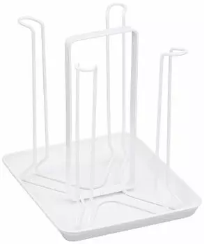 Wahei freiz 4 glass stand with tray brance RG-0222