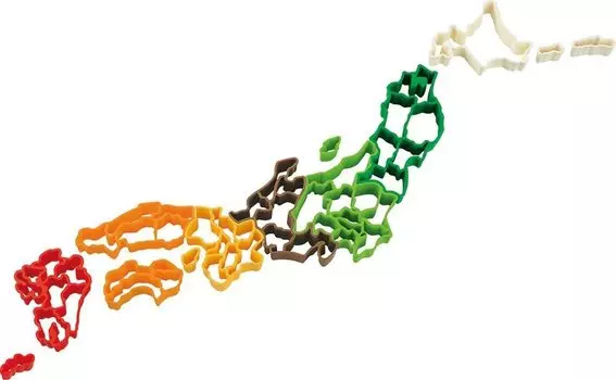 Wahei freiz Akebono Sangyo Cookie Cutting Mold Made in Japan You can make cookies in the shape of each prefecture Hokkaido Tohoku Kanto Koshinetsu