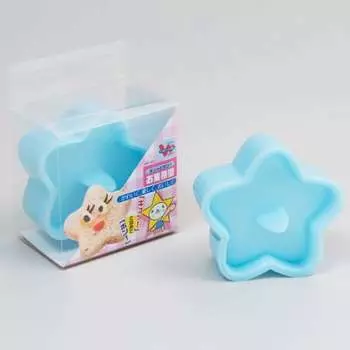 Wahei freiz Akebono Sangyo Rice Ball Shape, Star Shape, Blue, Easy to extrude, Cute shaped rice balls are completed, Double embossed process prevents