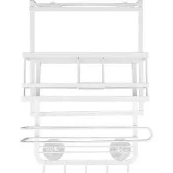 Wahei freiz Боковая полка для холодильника с присоской для настенного хранения RG-0474 белый