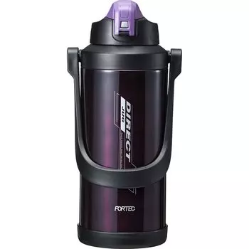 Wahei Freiz Большая емкость 3 литра кувшин из нержавеющей стали для клубных мероприятий, спорта, вакуумная изоляция, структура 3 л Fortec Speed RH-1584 фиолетовый