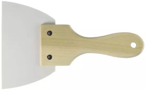 Wahei freiz Cookware Scraper Triangular Rubber Spatula Ajido Wooden Handle Made in Japan AD-145