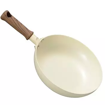 Wahei Freiz Dish Pan Deep Frying Pan Deep Pan 24cm Ceramic Coating IH Gas Hetta RB-3524 слоновая кость