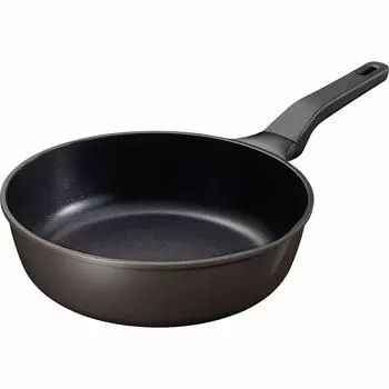 Wahei freiz Frying pan, deep frying pan, 26cm, long-lasting, smooth, non-stick, IH and gas compatible, ufufu RB-1852 темно-коричневого