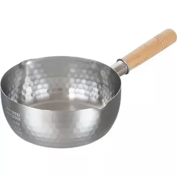 Wahei freiz Кастрюля Yukihira из нержавеющей стали 18 см Сделано в Японии Двойное горлышко Совместимо с IH и газовым огнем Saishokuan MB-2741