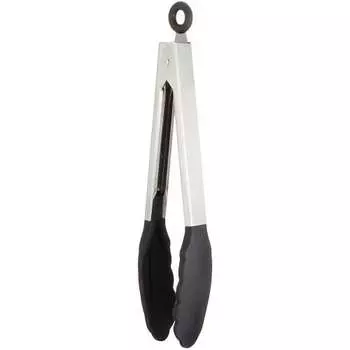 Wahei Freiz Kitchen Tools Silicone Tongs G-Cook Heat Resistant Temperature 200 Degrees Dishwasher Safe GC-188