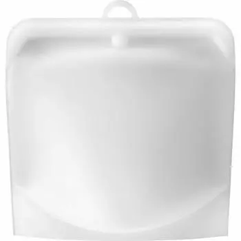 Wahei Freiz Magicarino RE-7261 Reusable Silicone Bags, Medium, 1 Pack, Microwave, Refrigerated, Freezer, Hot Water Bath Compatible