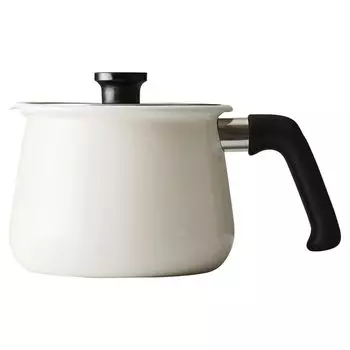 Wahei Freiz MB-2160 7-in-1 Multi-Pot, Ivory, 0.6 gal (2.2 L), Enameled Refrigerator, Storage, Induction and Gas Compatible, Linto