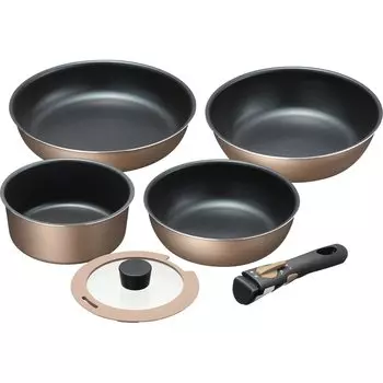 Wahei freiz MB-2441 IH совместимый кастрюля со съемной ручкой 4 шт.