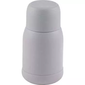 Wahei Freiz Mini Water Bottle Mug Bottle Gray 180ml 2WAY Bottle with Cup Direct Drinking Vacuum Insulated Bottle Sumini RH-1491