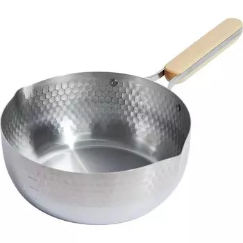 Wahei Freiz Нержавеющая сталь Yukihira One Hand с носиком IH с обеих сторон enzo Горшок, 20 см, горшок, память, совместимый, EN-016 серебряный