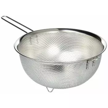 Wahei freiz Punching One Hand Colander 20cm Stackable with SUI-6043 Easy to Wash Durable SUI Good SUI-6033