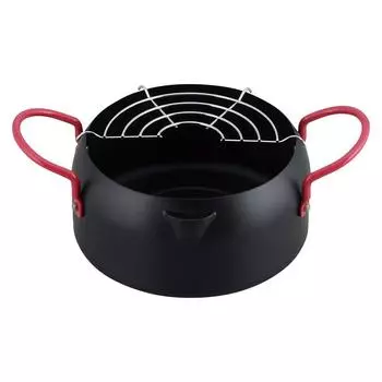 Wahei Freiz Small Tempura Pot 16 см IH Совместимый газовый ланч-бокс Living Alone Pot Горшок Темпура Качикоре для жарки во фритюре KR-8265