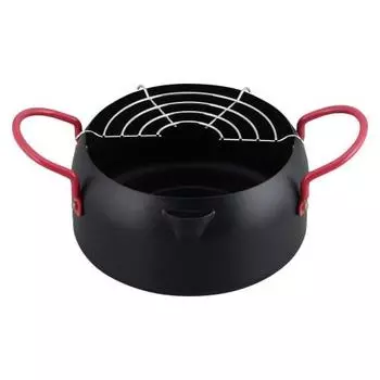Wahei Freiz Small Tempura Pot 16 см IH Совместимый газовый ланч-бокс Living Alone Free-Fried Pot Free-Fried Pot Tempura Kachikore KR-8265
