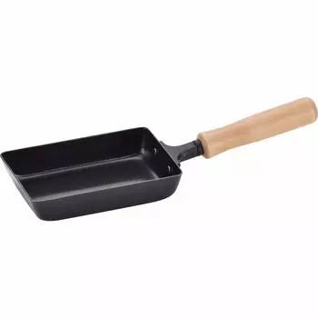 Wahei Freiz Tsubame Sanjo Iron Frying Pan Tamagoyaki x 15cm Wooden Handle IH Compatible Gas Made in Japan Chitose Chitose 9.5 CS-012