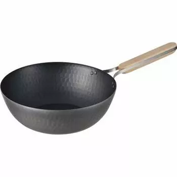 Wahei Freiz Tsubame Sanjo Iron Wok 26 см IH совместимая газовая сковорода Wok сковорода деревянная ручка сделано в Японии enzo EN-012