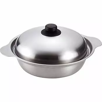 Wahei Freiz TY-028 Tsubamesanjo Stainless Steel Tabletop Pot, 10.2 inches (26 cm), Induction Compatible, Made in Japan